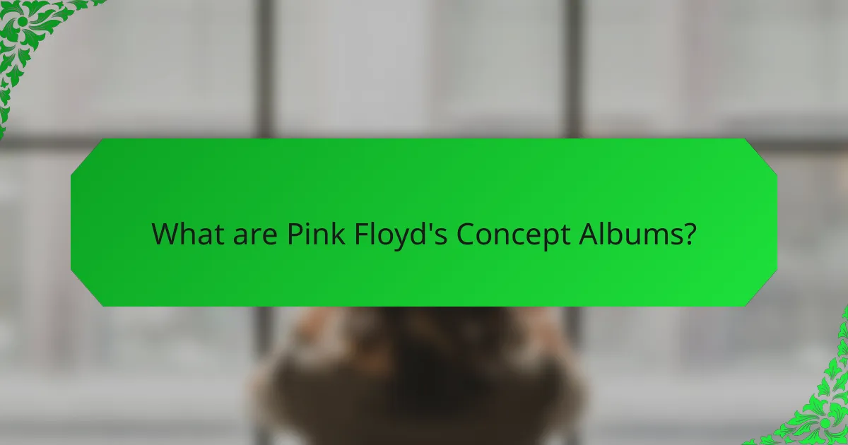 What are Pink Floyd's Concept Albums?